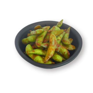 Spicy Garlic Edamame